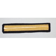 Gradi (paio) per uniforme ordinaria invernale (O.I.) o uniforme da sera invernale "DINNER" per Aspirante Guardiamarina della Marina Militare Italiana Gradi (paio) per uniforme ordinaria invernale (O.I.) o uniforme da sera invernale "DINNER" per Aspirante Guardiamarina della Marina Militare Italiana